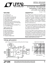 Datasheet LTC1598IG manufacturer Linear